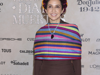 Karla Martinez de Salas attends the red carpet for the Vogue Dia de Muertos Gala at Palacio de Mineria in Mexico City, Mexico, on October 24...