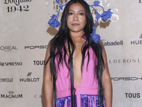 Yalitza Aparicio attends the red carpet for the Vogue Dia de Muertos Gala at Palacio de Mineria in Mexico City, Mexico, on October 24, 2024....