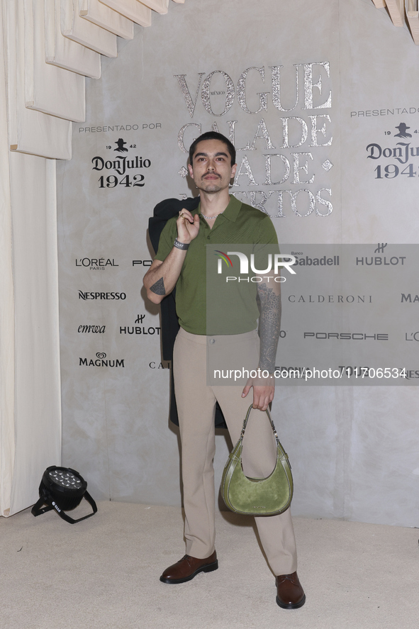 Sergio Mayer Mori attends the red carpet for the Vogue Dia de Muertos Gala at Palacio de Mineria in Mexico City, Mexico, on October 24, 2024...