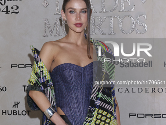 Dani G Schulz attends the red carpet for the Vogue Dia de Muertos Gala at Palacio de Mineria in Mexico City, Mexico, on October 24, 2024. (