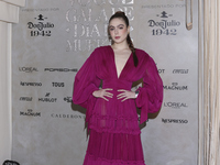 Regina Pavon attends the red carpet for the Vogue Dia de Muertos Gala at Palacio de Mineria in Mexico City, Mexico, on October 24, 2024. (