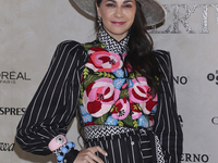 Paulina Mercado attends the red carpet for the Vogue Dia de Muertos Gala at Palacio de Mineria in Mexico City, Mexico, on October 24, 2024....