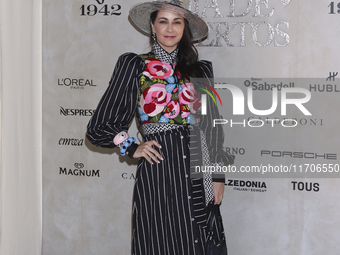 Paulina Mercado attends the red carpet for the Vogue Dia de Muertos Gala at Palacio de Mineria in Mexico City, Mexico, on October 24, 2024....