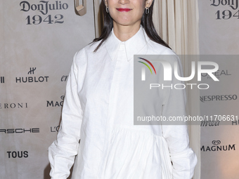 Julieta Venegas attends the red carpet for the Vogue Dia de Muertos Gala at Palacio de Mineria in Mexico City, Mexico, on October 24, 2024....