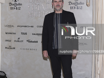 Flavio Medina attends the red carpet for the Vogue Dia de Muertos Gala at Palacio de Mineria in Mexico City, Mexico, on October 24, 2024. (