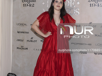 Camila Fernandez attends the red carpet for the Vogue Dia de Muertos Gala at Palacio de Mineria in Mexico City, Mexico, on October 24, 2024....