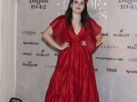 Camila Fernandez attends the red carpet for the Vogue Dia de Muertos Gala at Palacio de Mineria in Mexico City, Mexico, on October 24, 2024....