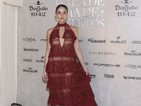 Diana Carreiro attends the red carpet for the Vogue Dia de Muertos Gala at Palacio de Mineria in Mexico City, Mexico, on October 24, 2024. (