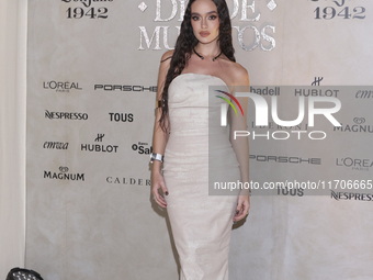 Renata Chavez attends the red carpet for the Vogue Dia de Muertos Gala at Palacio de Mineria in Mexico City, Mexico, on October 24, 2024. (