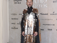 Oscar Madrazo attends the red carpet for the Vogue Dia de Muertos Gala at Palacio de Mineria in Mexico City, Mexico, on October 24, 2024. (