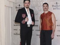 Alex Fernandez and Patricio Campillo attend the red carpet for the Vogue Dia de Muertos Gala at Palacio de Mineria in Mexico City, Mexico, o...