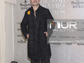 Alejandro de la Madrid attends the red carpet for the Vogue Dia de Muertos Gala at Palacio de Mineria in Mexico City, Mexico, on October 24,...