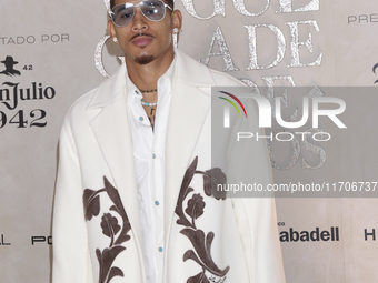 Juan Toscano-Anderson attends the red carpet for the Vogue Dia de Muertos Gala at Palacio de Mineria in Mexico City, Mexico, on October 24,...