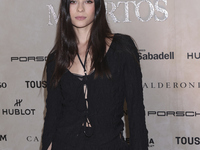 Valeria Santaella Sendel attends the red carpet for the Vogue Dia de Muertos Gala at Palacio de Mineria in Mexico City, Mexico, on October 2...