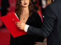 Margherita Mazzucco attends the ''L'Amica Geniale. Storia Della Bambina Perduta'' red carpet during the 19th Rome Film Festival at Auditoriu...