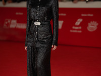 Gaia Girace attends the ''L'Amica Geniale. Storia Della Bambina Perduta'' red carpet during the 19th Rome Film Festival at Auditorium Parco...