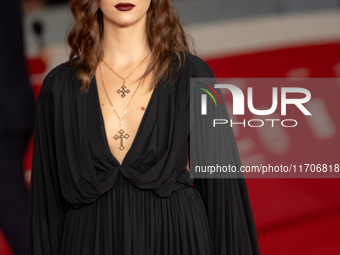 Margherita Mazzucco attends the ''L'Amica Geniale. Storia Della Bambina Perduta'' red carpet during the 19th Rome Film Festival at Auditoriu...