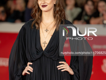 Margherita Mazzucco attends the ''L'Amica Geniale. Storia Della Bambina Perduta'' red carpet during the 19th Rome Film Festival at Auditoriu...