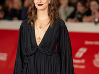 Margherita Mazzucco attends the ''L'Amica Geniale. Storia Della Bambina Perduta'' red carpet during the 19th Rome Film Festival at Auditoriu...