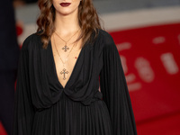 Margherita Mazzucco attends the ''L'Amica Geniale. Storia Della Bambina Perduta'' red carpet during the 19th Rome Film Festival at Auditoriu...