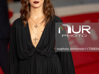 Margherita Mazzucco attends the ''L'Amica Geniale. Storia Della Bambina Perduta'' red carpet during the 19th Rome Film Festival at Auditoriu...