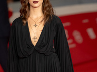 Margherita Mazzucco attends the ''L'Amica Geniale. Storia Della Bambina Perduta'' red carpet during the 19th Rome Film Festival at Auditoriu...