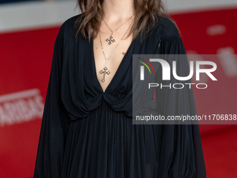 Margherita Mazzucco attends the ''L'Amica Geniale. Storia Della Bambina Perduta'' red carpet during the 19th Rome Film Festival at Auditoriu...