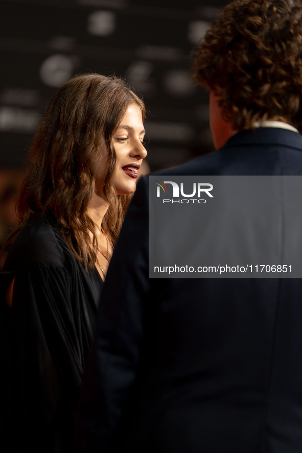 Margherita Mazzucco attends the ''L'Amica Geniale. Storia Della Bambina Perduta'' red carpet during the 19th Rome Film Festival at Auditoriu...