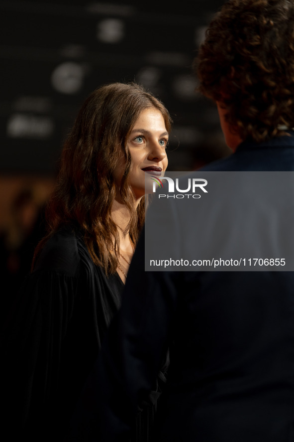 Margherita Mazzucco attends the ''L'Amica Geniale. Storia Della Bambina Perduta'' red carpet during the 19th Rome Film Festival at Auditoriu...