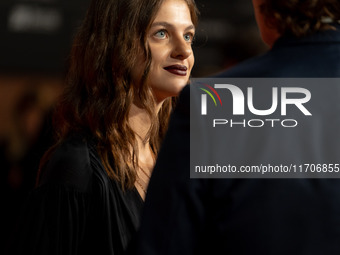 Margherita Mazzucco attends the ''L'Amica Geniale. Storia Della Bambina Perduta'' red carpet during the 19th Rome Film Festival at Auditoriu...