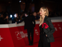 Alba Rohrwacher attends the ''L'Amica Geniale. Storia Della Bambina Perduta'' red carpet during the 19th Rome Film Festival at Auditorium Pa...