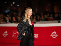 Alba Rohrwacher attends the ''L'Amica Geniale. Storia Della Bambina Perduta'' red carpet during the 19th Rome Film Festival at Auditorium Pa...