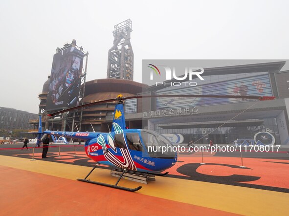 Visitors attend the 2nd CATA Aviation Conference in Beijing, China, on October 26, 2024. 