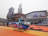 Visitors attend the 2nd CATA Aviation Conference in Beijing, China, on October 26, 2024. (