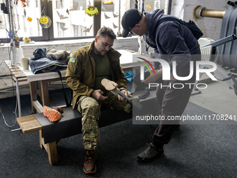 A Sports Prosthetics Day takes place in Kyiv, Ukraine, on October 25, 2024, together with the U+system Rehabilitation Center. Servicemen who...