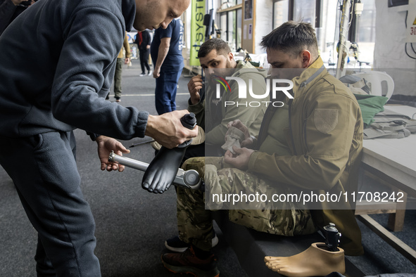 A Sports Prosthetics Day takes place in Kyiv, Ukraine, on October 25, 2024, together with the U+system Rehabilitation Center. Servicemen who...