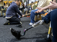 A Sports Prosthetics Day takes place in Kyiv, Ukraine, on October 25, 2024, together with the U+system Rehabilitation Center. Servicemen who...