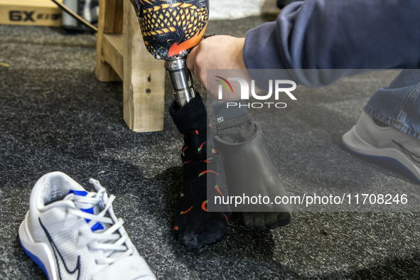 A Sports Prosthetics Day takes place in Kyiv, Ukraine, on October 25, 2024, together with the U+system Rehabilitation Center. Servicemen who...