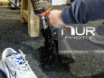 A Sports Prosthetics Day takes place in Kyiv, Ukraine, on October 25, 2024, together with the U+system Rehabilitation Center. Servicemen who...