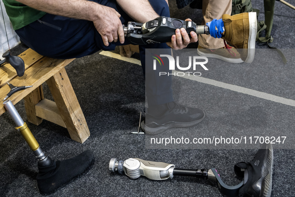 A Sports Prosthetics Day takes place in Kyiv, Ukraine, on October 25, 2024, together with the U+system Rehabilitation Center. Servicemen who...