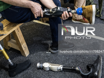 A Sports Prosthetics Day takes place in Kyiv, Ukraine, on October 25, 2024, together with the U+system Rehabilitation Center. Servicemen who...