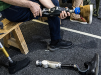 A Sports Prosthetics Day takes place in Kyiv, Ukraine, on October 25, 2024, together with the U+system Rehabilitation Center. Servicemen who...