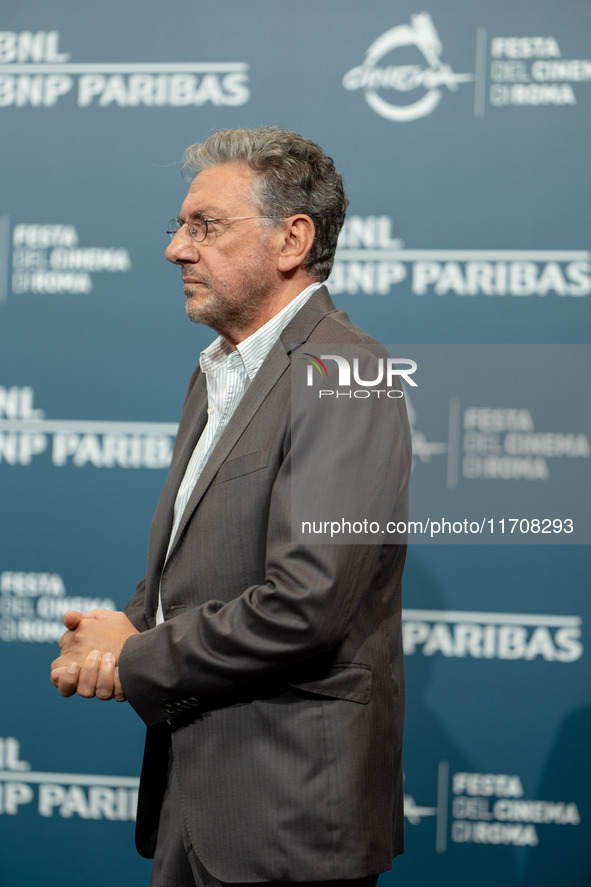 Sergio Castellitto attends the ''Conclave'' photocall during the 19th Rome Film Festival at Auditorium Parco Della Musica in Rome, Italy, on...