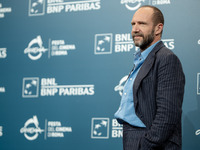 Ralph Fiennes attends the ''Conclave'' photocall during the 19th Rome Film Festival at Auditorium Parco Della Musica in Rome, Italy, on Octo...