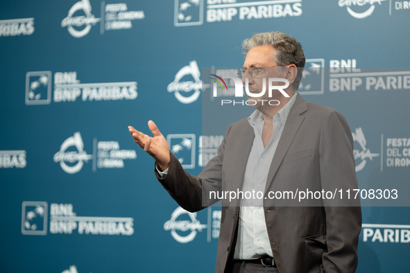 Sergio Castellitto attends the ''Conclave'' photocall during the 19th Rome Film Festival at Auditorium Parco Della Musica in Rome, Italy, on...