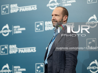 Ralph Fiennes attends the ''Conclave'' photocall during the 19th Rome Film Festival at Auditorium Parco Della Musica in Rome, Italy, on Octo...