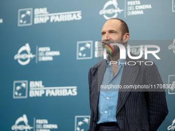 Ralph Fiennes attends the ''Conclave'' photocall during the 19th Rome Film Festival at Auditorium Parco Della Musica in Rome, Italy, on Octo...