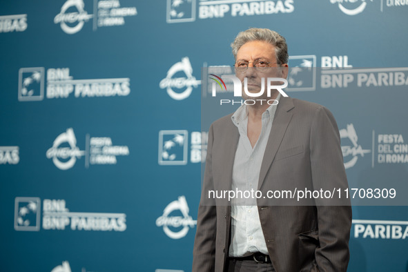 Sergio Castellitto attends the ''Conclave'' photocall during the 19th Rome Film Festival at Auditorium Parco Della Musica in Rome, Italy, on...