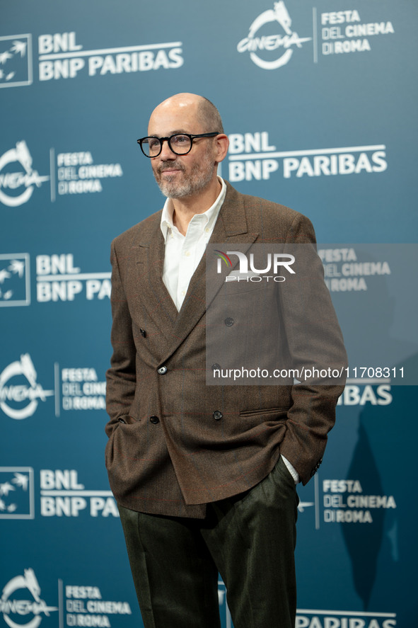 Edward Berger attends the ''Conclave'' photocall during the 19th Rome Film Festival at Auditorium Parco Della Musica in Rome, Italy, on Octo...