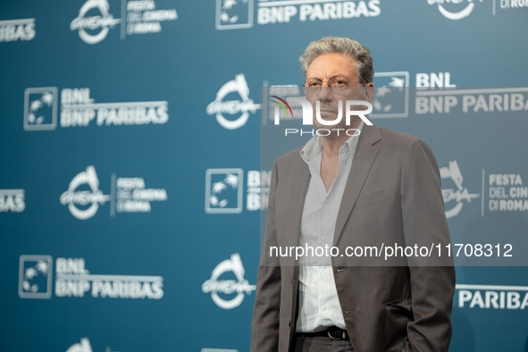 Sergio Castellitto attends the ''Conclave'' photocall during the 19th Rome Film Festival at Auditorium Parco Della Musica in Rome, Italy, on...